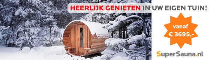 Barrel Sauna - Heerlijk genieten in uw eigen tuin!