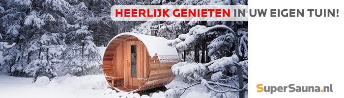Barrel Sauna - Heerlijk genieten in uw eigen tuin!