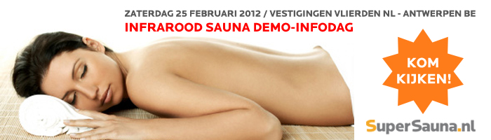 Infrarood Sauna Demo dag kom kijken!