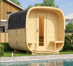 Buitensauna voor in tuin