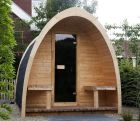 BUITENSAUNA PODSAUNA 186 INFRAROOD MET VERANDA