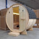 BUITENSAUNA BARRELSAUNA 130 MINI INFRAROOD